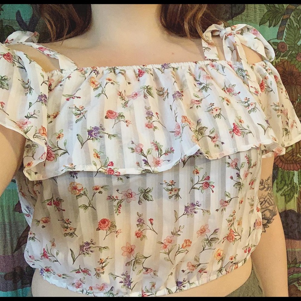 Boho crop top